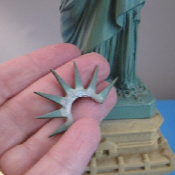 1982 SL/.EIF INC VINTAGE 15” LADY Statue of LIBERTY 1984 Wang Jida New York - Picture 10 of 16